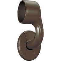 マツ六 32横受エンドブラケット 右用 040-1355 ブラウン BE-10RB　【歩行補助】介援隊カタログ R0769（直送品）