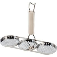 トーダイ UK 木柄天ぷらリング3連 9950060（直送品）