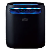 アピックス LED蚊取り捕虫器 切タイマー 夜間自動運転 薬剤不要 静音 ブラック AIC-10X BK 1台 APIX