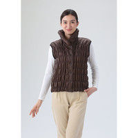 富士パックス販売 オーラ岩盤あったかインナーベス ブラウン 4985037144537（直送品）