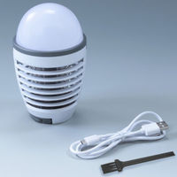富士パックス販売 LEDライト付電撃殺虫器モスキライト FP-324（直送品）