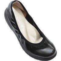 G-STARS ラックラック空飛ぶパンプス エナメル GS-002 ブラック 25.5cm　　　介援隊カタログ W2166（直送品）