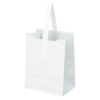 ワンハンドルペーパーバッグ ホワイト M（幅153×高さ201×マチ幅95mm） 1箱（50枚入）【紙袋】 オリジナル