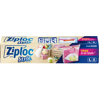 ジップロック スタイル マチ付きイージージッパー 収納袋 L 1箱（8枚入） 旭化成ホームプロダクツ