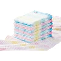 今治ブランド付フェイスタオル 2色8枚組 Sブルー4枚ピンク4枚 幅340mm 奥行800mm（直送品）