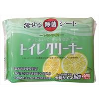 和光製紙 流せる除菌トイレクリーナー レモンの香り 24枚 4903635801881 1セット(24個)