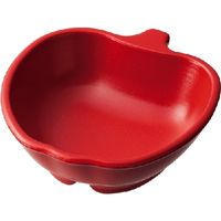 台和 メラミン りんご小鉢 赤マーブル MCー56ーR 1セット（10個入）（直送品）
