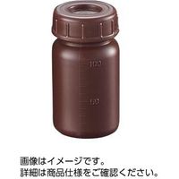 サンプラテック ポリ広口遮光瓶（PE 中栓付） S-100WCS 31320065 1箱（200本入）（直送品）