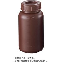 サンプラテック ポリ広口遮光瓶（PE 中栓付） S-500WCS 31320067 1箱（100本入）（直送品）