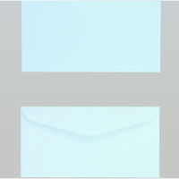ムトウユニパック 洋長3（洋10） カラー封筒 NTブルー 100 ワクナシ 11400606 1箱（500枚入）（直送品）