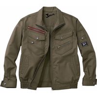 自重堂 制服百科 空調服長袖ブルゾン（服単品） アーミーグリーン L 54030（直送品）