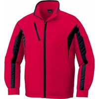 自重堂 制服百科 空調服長袖ジャケット（服単品） レッド LL 87060（直送品）