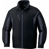 自重堂 制服百科 空調服長袖ジャケット（服単品） ブラック LL 87060（直送品）