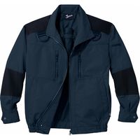 自重堂 制服百科 空調服長袖ブルゾン（服単品） ネービー 5L 54080（直送品）