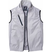 自重堂 制服百科 空調服ベスト（服単品） シルバー 4L 74060（直送品）