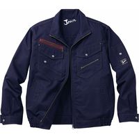 自重堂 制服百科 空調服長袖ブルゾン（服単品） ネービー M 54030（直送品）