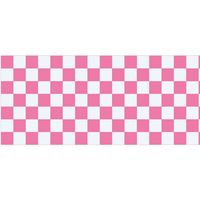 アルファ 不織布幕 市松（ピンク）［60cm（H）］ DQ7-0316（直送品）