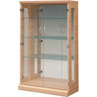 木村商事 ビーム コレクションラック M 幅700×奥行320×高さ1150mm ナチュラル 66-BEAM-CRM-AW 1台（直送品）