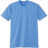 【ワークウェア・作業用Tシャツ】小倉屋 半袖Tシャツ（ポケット付き） ブルー 3022-05-LL 1枚（直送品）