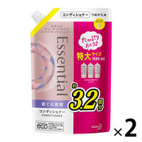 エッセンシャル 寝ぐせ抑制 コンディショナー 詰め替え 大容量 1080ml 2個 花王