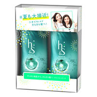 【セール品】h&s リフレッシュ シャンプー（370ml）＆コンディショナー（370g） ポンプセット サマーデザイン P&G