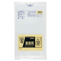 日本サニパック 業務用 ポリ袋 透明 厚口 90L 厚さ:0.045 N-9C（30枚入 