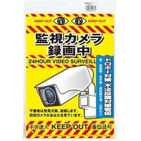 高芝ギムネ製作所 ドロボー対策 不法投棄対策看板 カメラ No.K-013 2個（直送品）