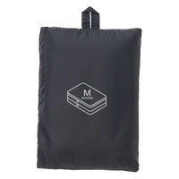 無印良品 パラグライダークロスたためる仕分けケース・ダブルタイプ・M （新）黒 約26×40×10cm 02868949 良品計画