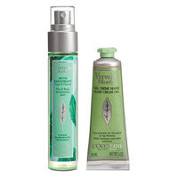 【数量限定】L’OCCITANE（ロクシタン） ミントヴァーベナ ミスト＆ハンド（ボディ＆ヘアミスト、ハンドクリーム）