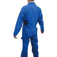 ブレイン 綿100％空調エアコン服つなぎタイプ ウェアのみ Lサイズ BR-233-L（直送品）