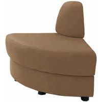 オカムラ S-59 ロビーチェア 外コーナー90° 布張り 幅920mm コーヒー 8359BR F012 1台（直送品）