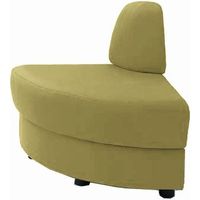 オカムラ S-59 ロビーチェア 外コーナー90° 布張り 幅920mm ペアー 8359BR F003 1台（直送品）