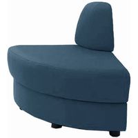 オカムラ S-59 ロビーチェア 外コーナー90° 布張り 幅920mm プラム 8359BR F008 1台（直送品）