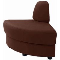 オカムラ S-59 ロビーチェア 外コーナー90° 布張り 幅920mm ココア 8359BR F018 1台（直送品）