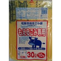 ジャパックス   松阪市指定ゴミ袋 可燃30L（M） 10枚 MAS30 1ケース（600枚）（直送品）