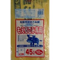 ジャパックス   松阪市指定ゴミ袋 可燃45L（L） 10枚 MAS40 1ケース（600枚）（直送品）