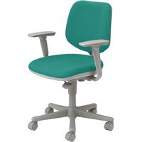 オカムラ CG-E オフィスチェア アジャストアーム ゴムキャスター グリーン CG94GZ FBB2 1脚（直送品）