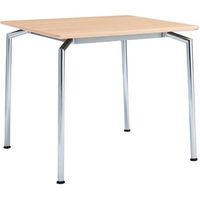 オカムラ L107 ミーティングテーブル 幅800×奥行800×高さ700mm ネオウッドライト L107CA MK17 1台（直送品）