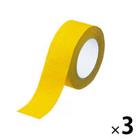 現場のチカラ 滑り止めテープ 黄 幅50mm×長さ5m アスクル 1セット（3巻入）  オリジナル