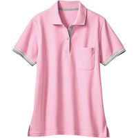 セシール ポロシャツ（女性用・吸汗速乾・抗菌防臭） ピンク S AR-485（取寄品）