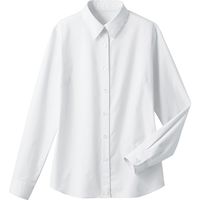 セシール 形態安定レギュラーカラーシャツ（長袖・UVカット 抗菌防臭） ホワイトA LL MW-1563（取寄品）