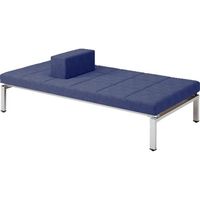 オカムラ マルチモジュールベンチ サポーター付タイプ 幅1800×奥行900×高さ600×座高400mm ブルーベリー LB36UE F014 1台（直送品）