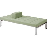 オカムラ マルチモジュールベンチ サポーター付タイプ 幅1800×奥行900×高さ600×座高400mm グリーン LB36UE PC88 1台（直送品）