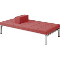 オカムラ マルチモジュールベンチ サポーター付タイプ 幅1800×奥行900×高さ600×座高400mm レッド LB36UE FXR8 1台（直送品）