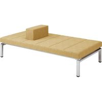 オカムラ マルチモジュールベンチ サポーター付タイプ 幅1800×奥行900×高さ600×座高400mm イエロー LB36UE PE59 1台（直送品）