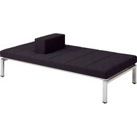 オカムラ マルチモジュールベンチ サポーター付タイプ 幅1800×奥行900×高さ600×座高400mm ブラック LB36UE FAE8 1台（直送品）