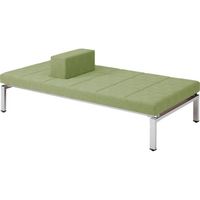 オカムラ マルチモジュールベンチ サポーター付タイプ 幅1800×奥行900×高さ600×座高400mm ライムグリーン LB36UE PE62 1台（直送品）