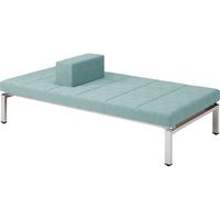 オカムラ マルチモジュールベンチ サポーター付タイプ 幅1800×奥行900×高さ600×座高400mm ミント・ブルー LB36UE PG04 1台（直送品）