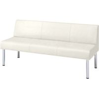 オカムラ LB55 ロビーチェア 3人掛け幅1500mm ホワイト LB55AC PC81 1台（直送品）