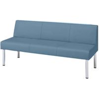 オカムラ LB55 ロビーチェア 3人掛け幅1500mm プラム LB55AC F008 1台（直送品）